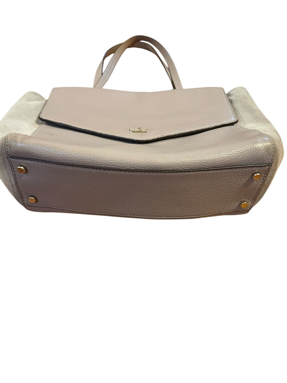 Kate Spade Lavender Leather & Suede Tote - Picture 3 of 7